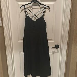 A New Day Black Spaghetti Strap Sundress